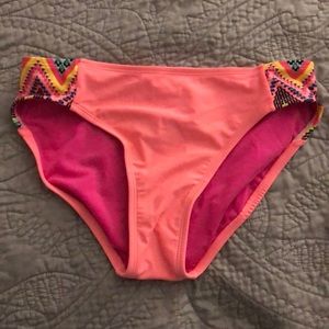 Pink bikini bottoms